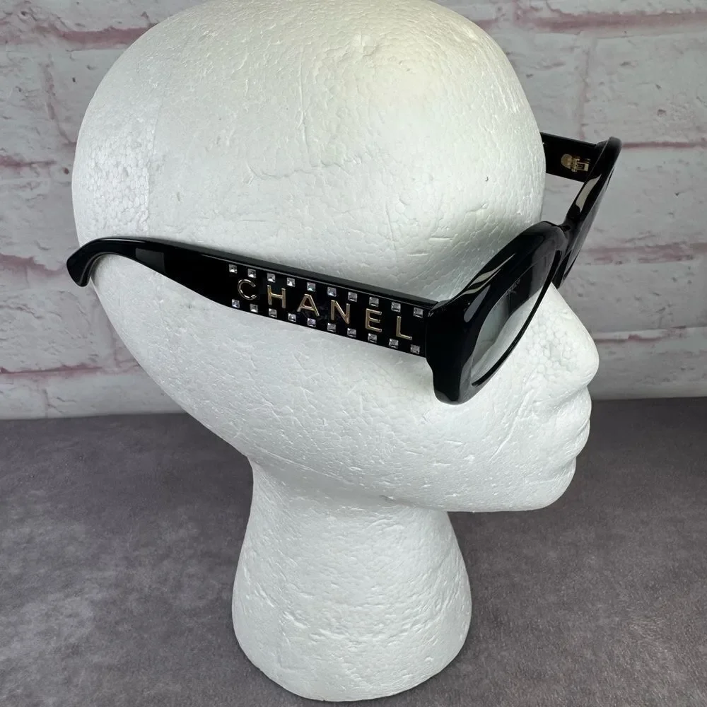 Chanel Cat Eye Black Sunglasses 71668A